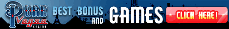 Pure Vegas Casino - $2400 Welcome Bonus